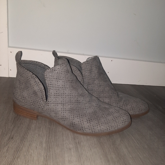 Dr. Scholls Be Energized Foam Technology Perforated Suede Ankle Booties - Picture 2 of 8